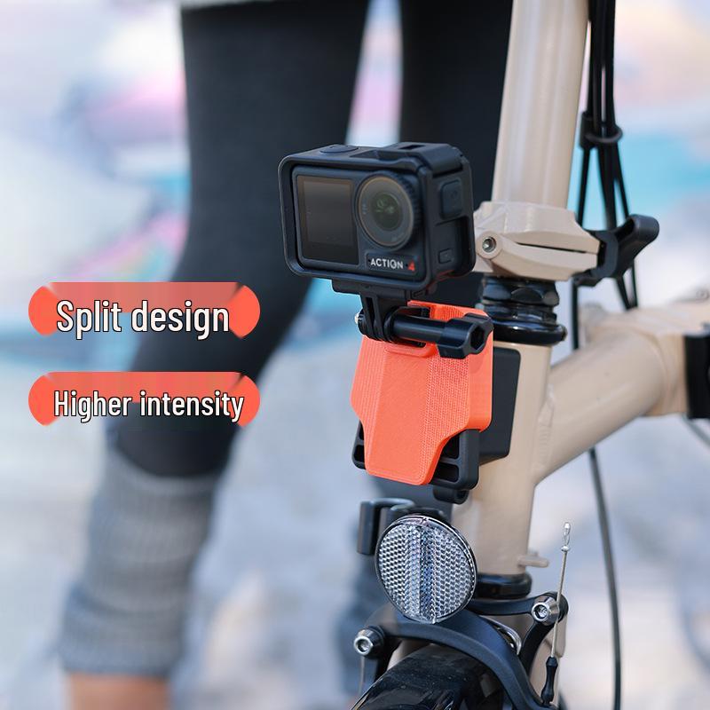 Крепление для света "Свиное рыло" и адаптер для камеры для Brompton, Dahon, GoPro и DJI Osmo