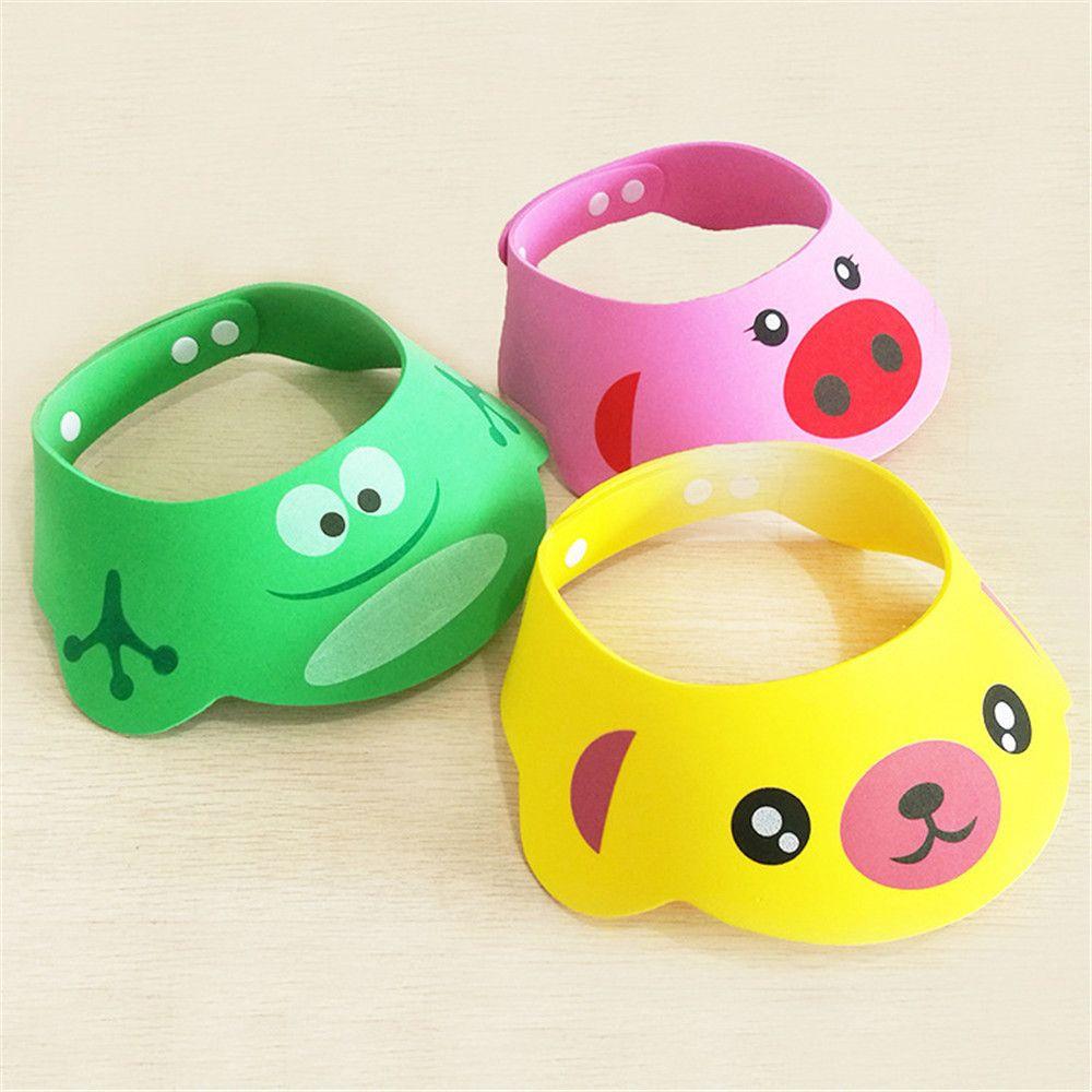 Fashion Portable Eye Protection Waterproof Bath Visor Wash Hair Shield Baby Shower Hat Shampoo Cap