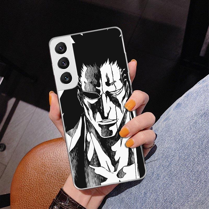 Чехол для телефона Bleach Кенпачи Зараки для Samsung Galaxy S24 S25 Edge S26 Ultra S23 S22 S21 Plus S20 FE + Персонализированный чехол с принтом G