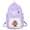 Labu Cartoon Printed Children's Backpack Large Capacity Backpack Casual Versatile High Beauty Elementary School Student Backpack