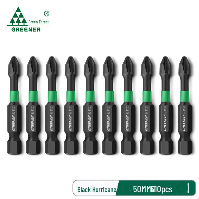 Высокопрочный магнитный набор ручной дрели крестового типа Green Forest с битами для отвертки немецкого производства
