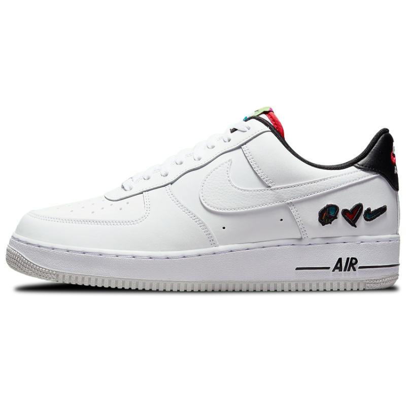 Nike Air Force 1 Low '07 LV8 3 Peace Love Swoosh Sneakers DM8148-100