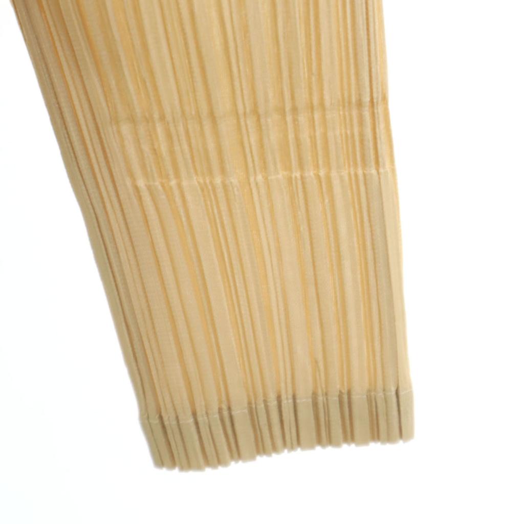 PLEATS PLEASE Made In Japan Long Sleeve Pleated Jacket 3 Beige Women Used