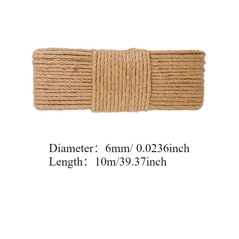 10/20/30/50 м натуральная веревка из сизаля веревка для царапания кошек веревка для дерева когтеточка DIY игрушка лапа коготь мебель протектор когтеточка