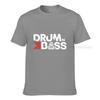 Drum N Bass Tshirt Funny Birthday Gift For Unisex Male Short Sleeve Round Neck Cotton Streetwear Casual T Shirt Summer Tops Tee