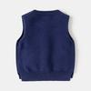 Boys Knit Sweater Vest Pullover Sleeveless Casual Spring Autumn Fashion Top Clothing for Toddler and Kids