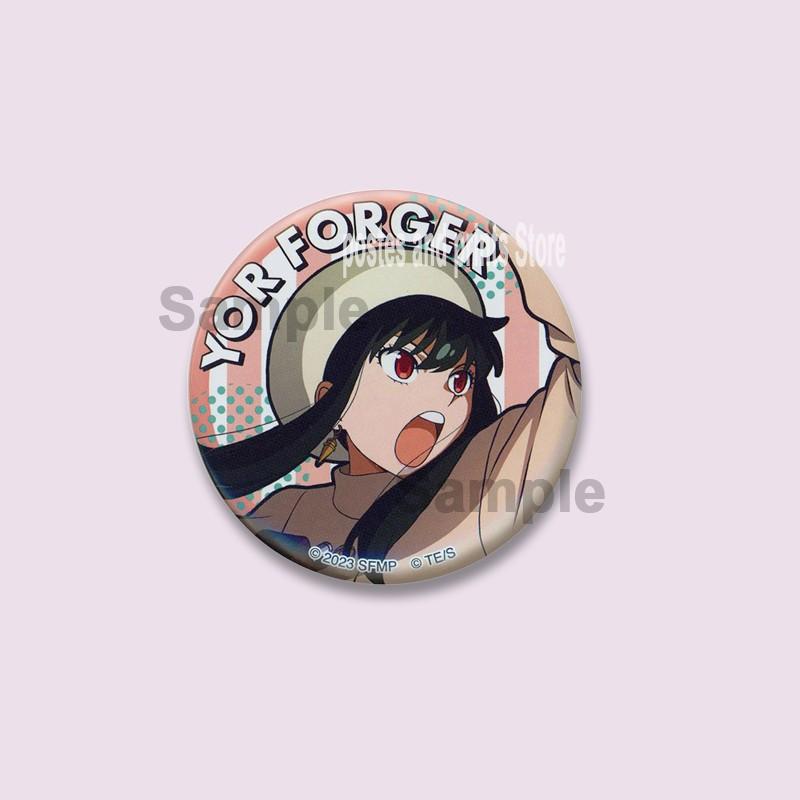 Anime SPY×FAMILY Yor Forger Brooches Cartoon Character Cosplay Badges Manga Role Soft Buttons Lapel Pins Hat Backpack Ornaments