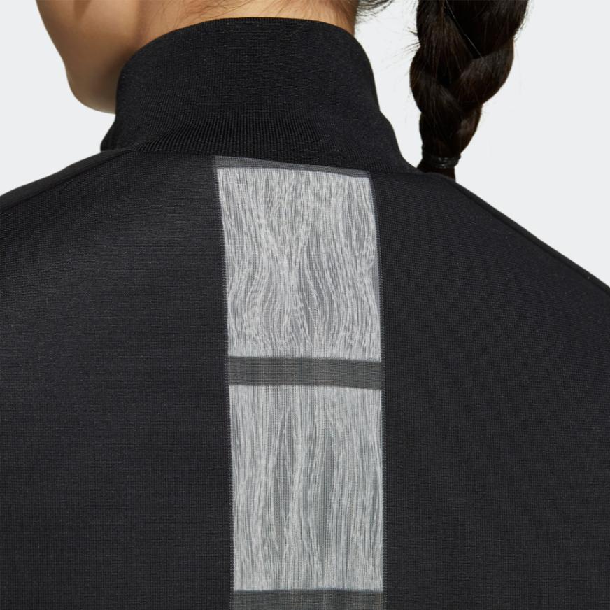 Adidas Трикотажная спортивная куртка Essentials с 3 полосками, женская верхняя одежда, черный HM7090