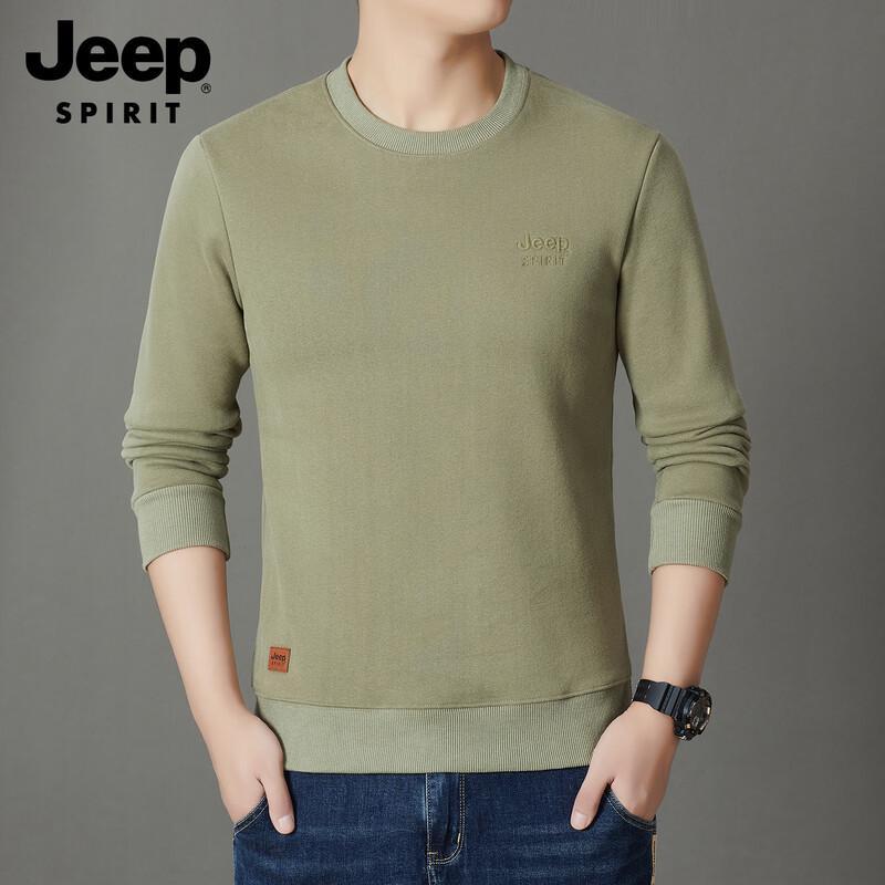 JEEP SPIRIT Men's Round Neck Sweatshirt