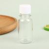 5Pcs 60Ml Small Plastic Bottles Ginger Shot Bottles With Caps Mini Juice Bottles Reusable Liquid Bottle Container Leak Proof