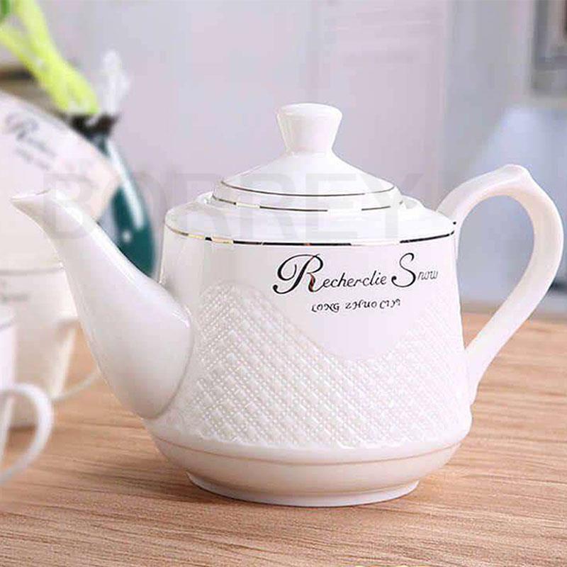 BORREYкерамический чайник с фильтром, чайник в европейском стиле, холодный чайник, кофейник, украшение для дома, художественное произведение, керамическая посуда, подарок на день рождения, свадьбу