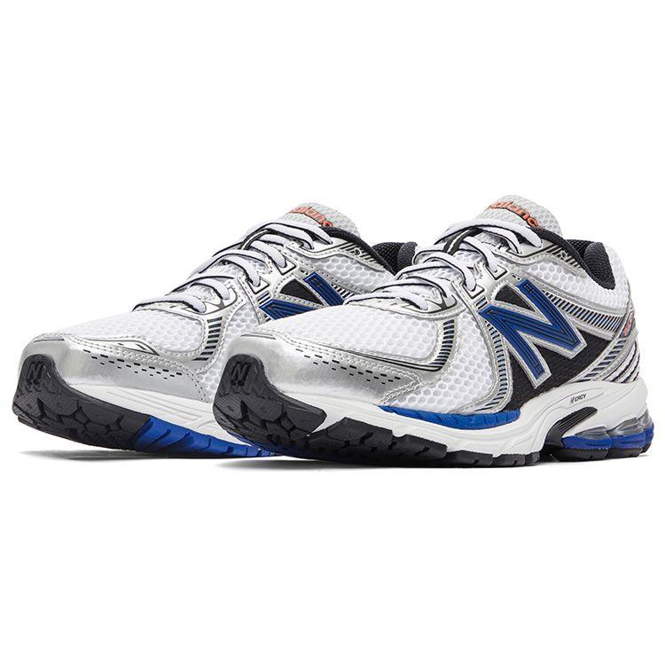 New Balance 860 V2 Унисекс Сине-белые Низкие Тренировочные Беговые Кроссовки ML860XB