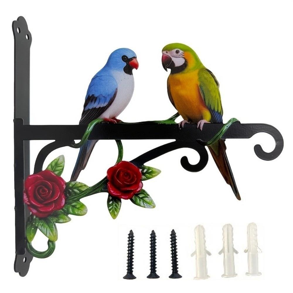 Rust-Proof Hanging Bracket Colorful Metal Decorative Rack Beautiful Wall Hook Corridor