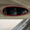 Для Mercedes-Benz CLS C219 2004-2009, кнопка подъема двери автомобиля, наклейка на рамку, отделка из углеродного волокна, внутренний стиль