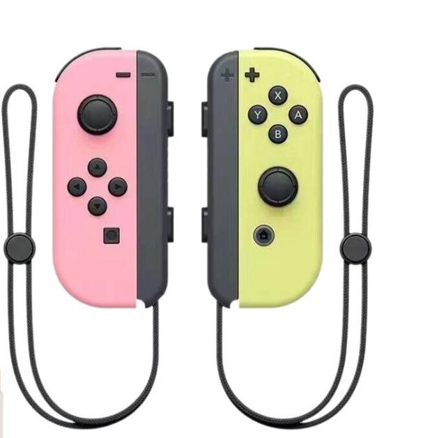 (Розовый Желтый) Игровая консоль Switch Bluetooth Левая Правая Ручка Ручной Ремешок ABS Многофункциональная