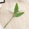 Ornament Desktop Home  Decor Two Flowers and One Bud Artificial Plants Fake Lily Artificial Flower