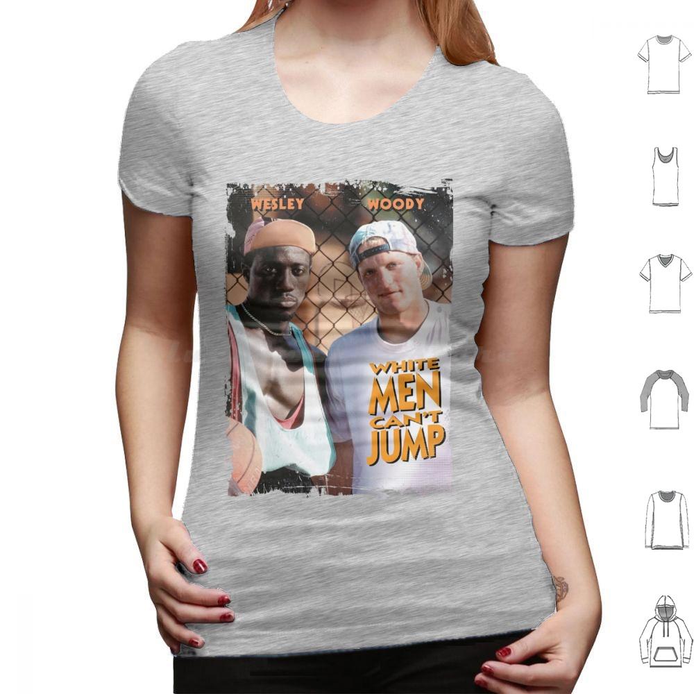 White Men Cant Jump T Shirt Cotton Men Women DIY Print White Men Cant Jump Vintage Basketball Movies 90s Movies 90s Nostalgia