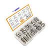 216Pcs Hexagon Socket Round Head Screws Corrosion Resistant Hexagon Socket Head Caps Screw Assortment Set Enduring