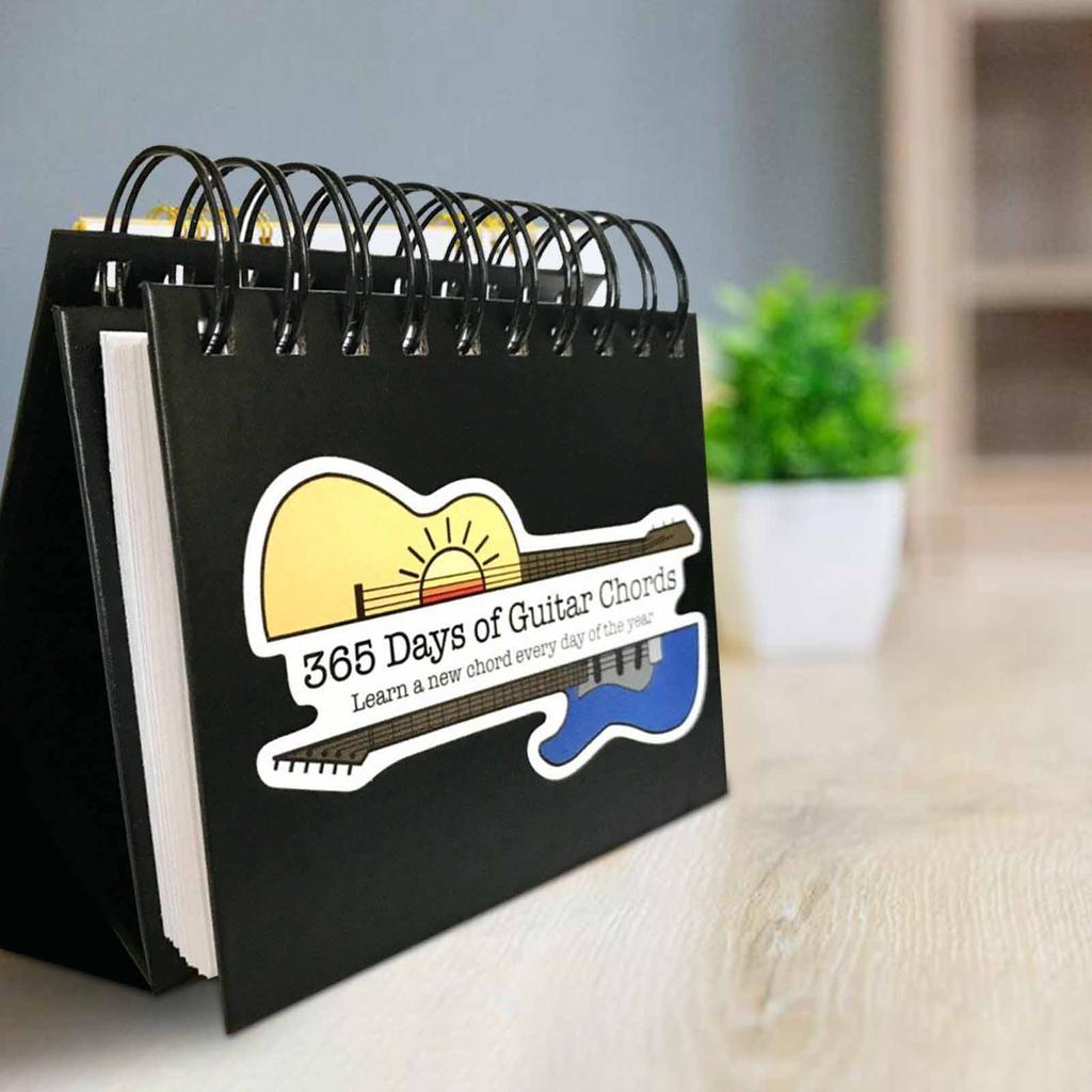 The Actual 365 Days Of Guitar Chords Calendar Daily Guitar Chord PageADay Calendar/Gift For Guitar Player