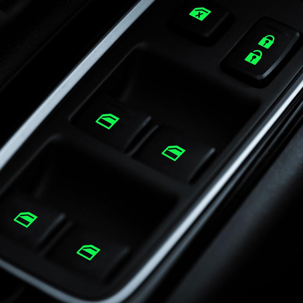 Car Luminous Button Sticker, Luminescent Sticker, Night Marker, High Visibility at Night, Luminescent Tape,