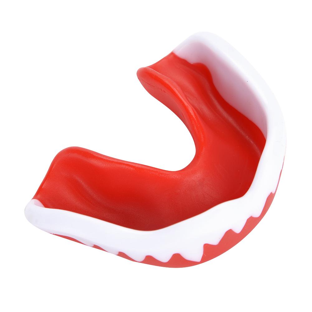 Профессиональная капа для защиты зубов, защита десен, инструмент для защиты в карате и боксе, красно-белая