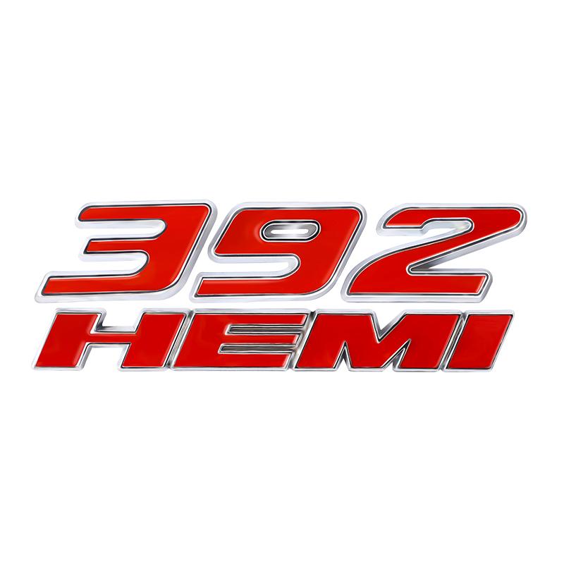 1 шт. 3D металлические наклейки багажник автомобиля 345 392 эмблема HEMI для Dodge Challenger Ram Charger Caliber Journey Caravan Chrysler Dart