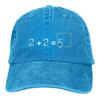 Washed Men's Baseball Cap 2+2=5 Radiohead Inspired Trucker Snapback Cowboy Caps Dad Hat Radiohead Rock Golf Hats