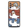 Мультяшная утка Чехол для телефона Для Samsung Galaxy A17 A07 A55 A35 A25 A15 A05 A33 5G A31 A23 A21s A13 A41 A73 A53 A51 A71 A03 S10 Чехол
