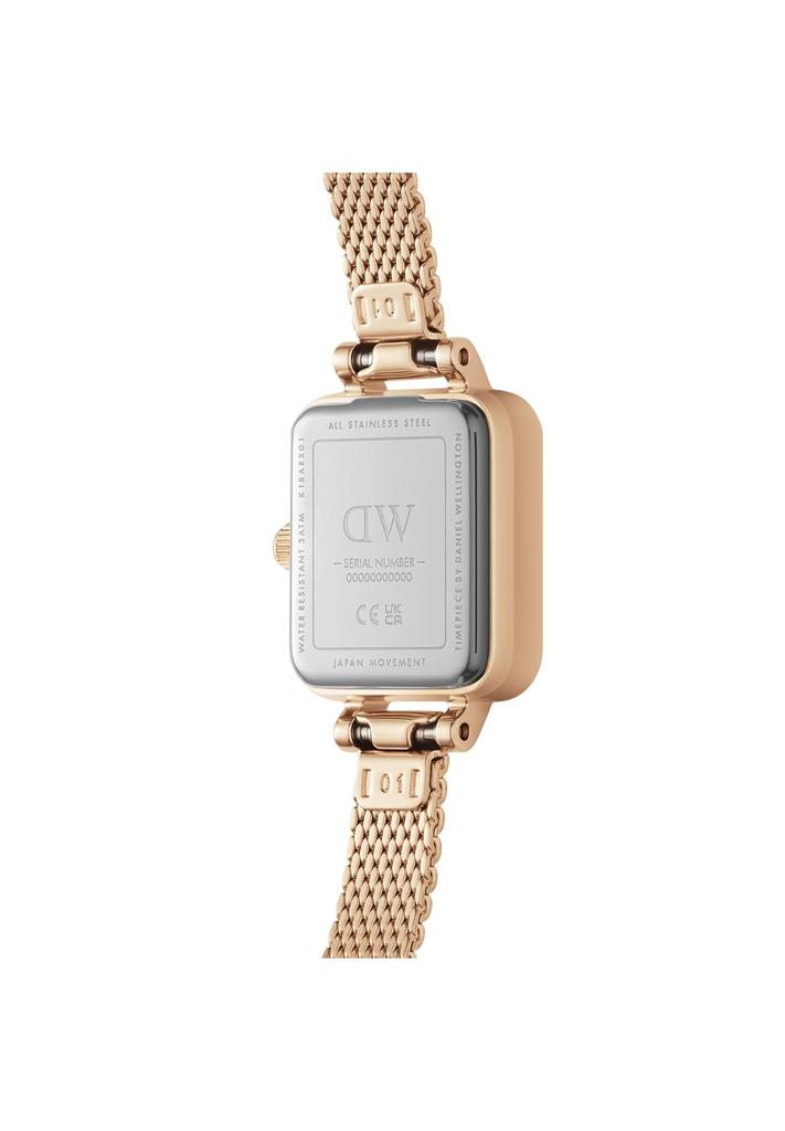 Год Daniel Wellington Daniel Wellington Quadro Mini Melrose RG Emerald женские часы милые стильные простые элегантные [Официальный магазин/2 гарантии]
