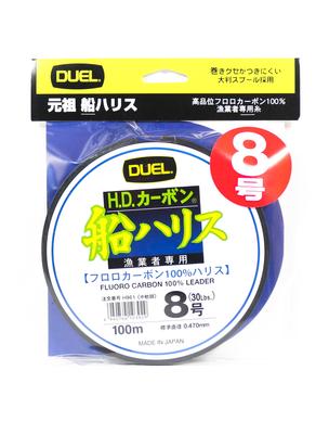 Yo Zuri Duel Fune Лидер Флюорокарбон 100м Размер 8 30 фунтов 0.47мм H961 (3929)