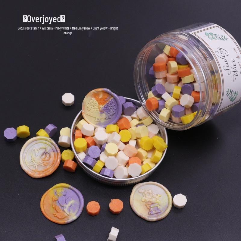 200pcs Colored Wax Seal Beads for DIY Projects in Large Bottle - Ideal for Journals & Wedding Invitations