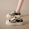Canvas Shoes Women's Platform Small Man 2025 New Versatile Student Big Head Board Shoes Ins Trendy Soft Sole White Shoes Women