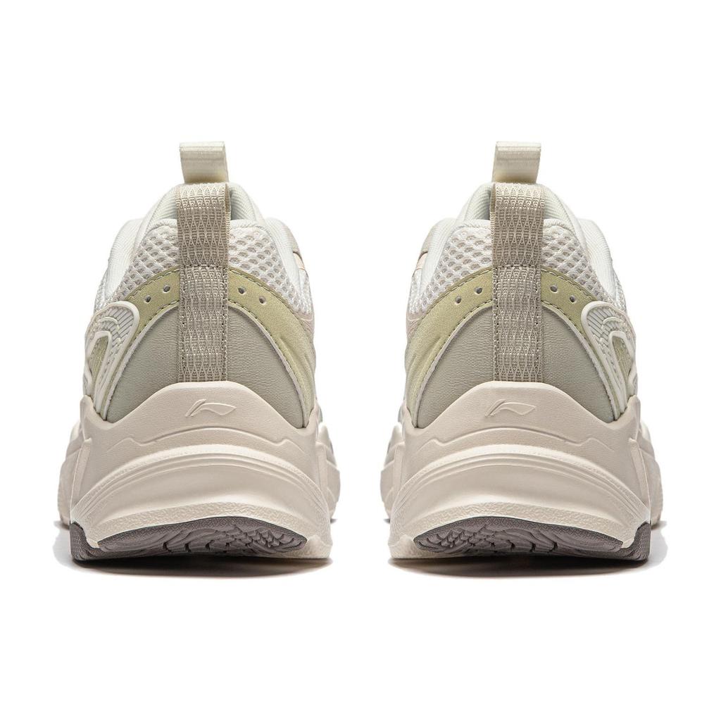 Li Ning Meteor Versatile Retro Dad Shoes Thick Sole Height Increasing Shock Absorption Non-Slip Wear-Resistant Support Low-Top Casual Shoes AGCU122-2
