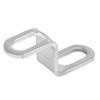 Motoforti Motorcycle Exhaust Pipe Bracket Z Muffler Mounting Clamp Stainless Steel Silver Tone 20mm