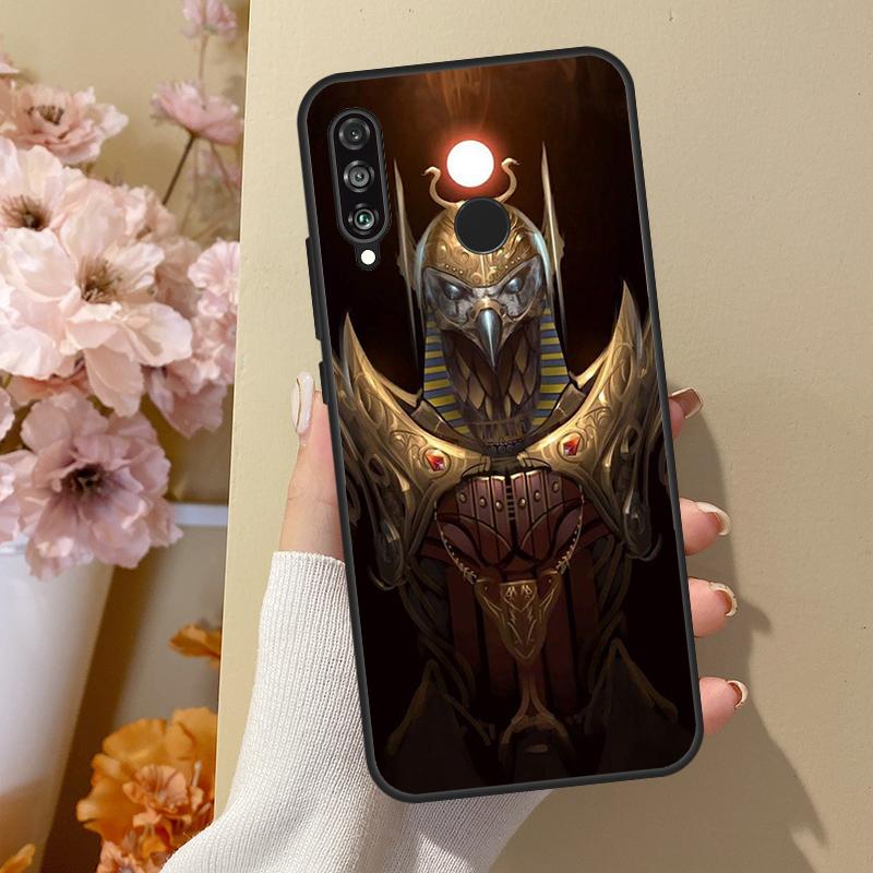 Египетский Бог Гор И Анубис Для Huawei Nova 12i 8i 11i 12s 9 10 SE Y60 Y70 Y90 Y72 Y73 Y61 Y91 P60 Pro P30 P40 Lite Чехол