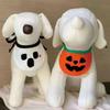 Comfortable To Wear Pumpkin Dog Scarf Adjustable Kitty Saliva Towel Halloween Pet Bib  Cosplay