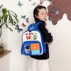Kindergarten Primary School Students Schoolbag Going Out To Play Cartoon Animation Children Small Backpack Girls Boys Contrasting Backpack