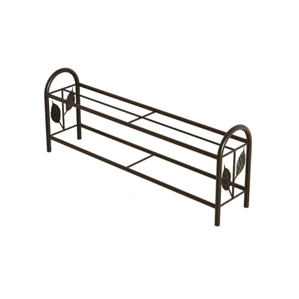 Metal Shoe Organizer Rack Two-Layer Shoe Storage Shelf Home Storage Shelf For Entrance Bathroom