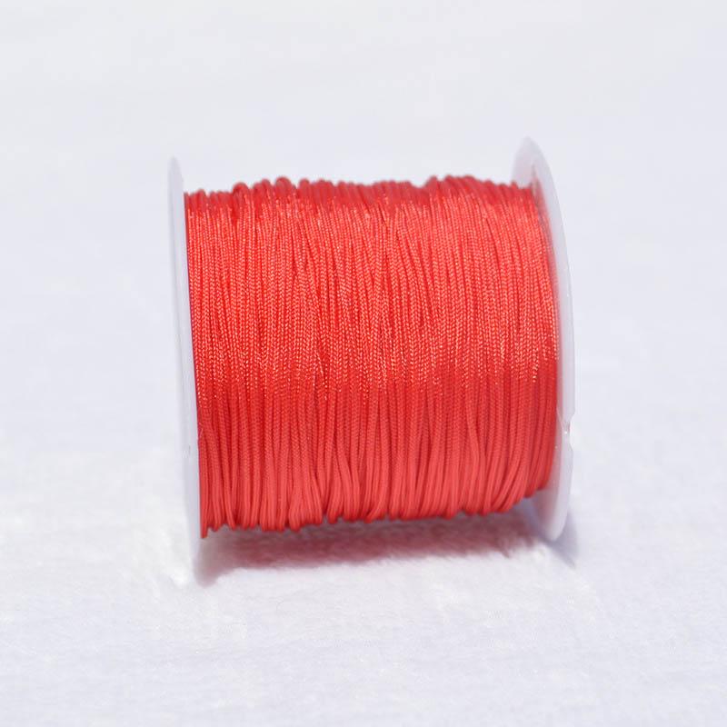 Нейлоновый шнур 0,8 мм * 20 м, нить для браслетов, сделай сам, 1 рулон, для ожерелья, ювелирных аксессуаров