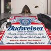 King Of Beer B-Budweiser Entrance Door Mat Washable Non-Slip Living Room Sofa Chairs Area Mat Kitchen Welcome Doormat