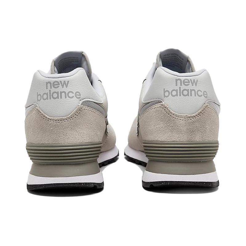 New Balance Износостойкие дышащие низкие беговые кроссовки мужские серые белые ML574EVW023