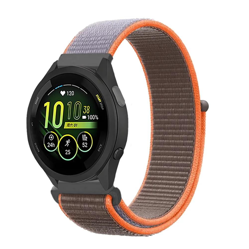 Плетеный нейлоновый ремешок-петля 20 мм 22 мм для Garmin Forerunner 165 55 965 265 255 955 Venu 3 Браслет Garmin Active/Vivoactive 5