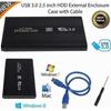 Boîtier de disque dur externe - ZEEKSON - 2,5 pouces - USB 3.0 - SATA - Noir