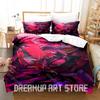 3D Print Alastor Game Bedding Set Single Twin Full Queen King Size Bed Set Adult Bedroom Duvetcover Sets Anime Bed Sheet Se