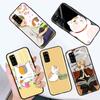 Black Case for Xiaomi Poco X6 X4 M5 M6 F5 F6 C65 C55 C50 C51 C40 Pro Redmi 14C A3X 13C 12C 11T 10A 9C Note 7 6 8A Plus W-65 Yuujinchou Natsume