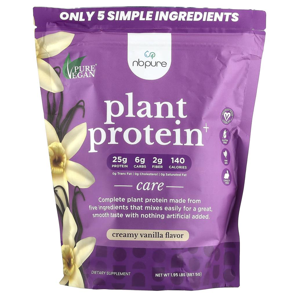 NB Pure Plant Protein+, Creamy Vanilla, 1.95 Lbs (887.5 G)
