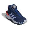 Adidas Fortatrail Comfortable Fashion Non-Slip Durable Mid-Top Running Shoes Kids Running Shoes Blue IF9260