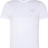 Emporio Armani Мужская повседневная футболка EA7 с буквенным логотипом, круглым вырезом и коротким рукавом, топ, белая 8NPT51-PJM9Z-0100