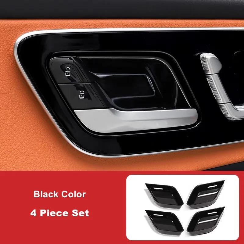 Car Interior Door Handle Bowl ABS Protective Cover Trim Sticker For Mercedes Benz C E Class W206 GLC X254 2022-2025 Accessoriess