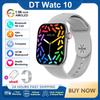 2025 New DT Watch 10 Smart Watch Men Women 3D Menu 16GB Large Memory TWS Headphones Video Playback NFC Smart Watch for Apple
